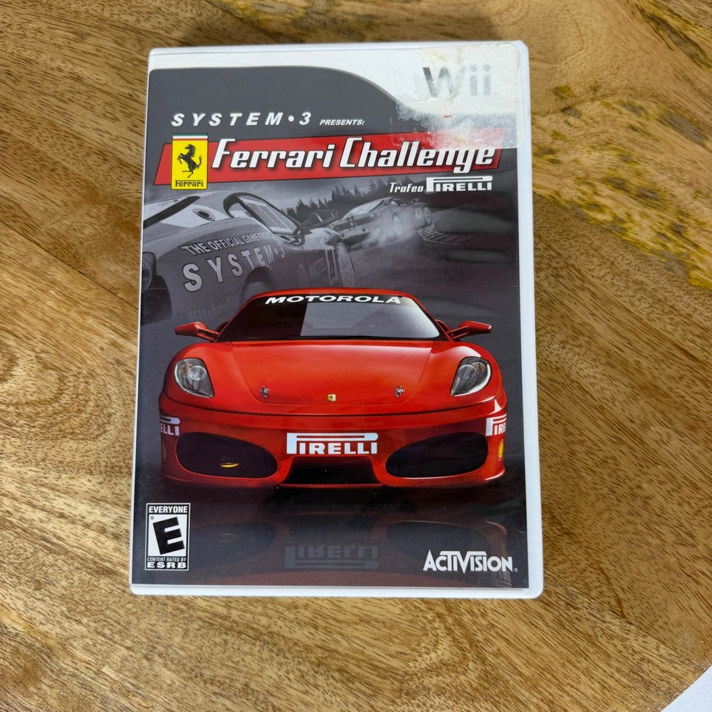 Ferrari Challenge Trofeo Pirelli Nintendo Wii Game Activision CIB Racing